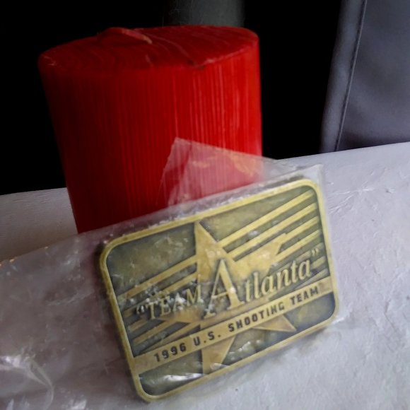 Other - TEAM ATLANTA 1996 OLYMPIC US SHOOTING TEAM BELT BUCKLE